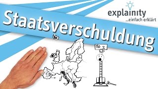 Staatsverschuldung einfach erklärt explainity® Erklärvideo [upl. by Saxon765]