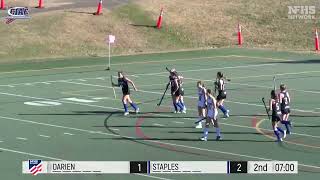 Class L Field Hockey Staples 5 Darien 2 [upl. by Asirehc]