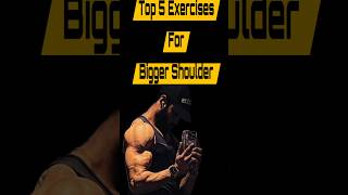 Hear is TOP FIVE EXERCISES FOR BIGGER SHOULDER 💪🦾 shoulder topfive gym exercise fitnesstips [upl. by Surdna204]