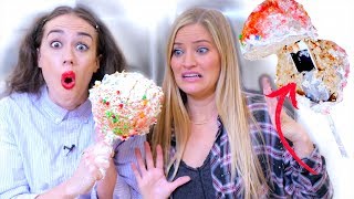 WE BAKED MY iPHONE INSIDE A HUGE CAKE POP w iJustine [upl. by Lekcim]