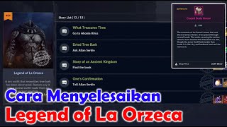 Cara Menyelesaikan Story Quest Legend of La Orzeca   Black Desert Mobile [upl. by Suhploda]