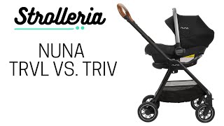 Nuna TRVL vs TRIV Stroller Comparison [upl. by Airtemad]