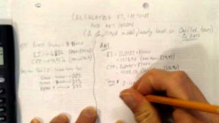 CALCULATING EI CPP TAXES AND NET INCOME [upl. by Dnomayd]