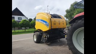 New Holland Roll Belt 180 Cropcutter [upl. by Adiazteb]