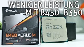 Ryzen 5 3600 Leistungsverlust durch falsches Board B350 vs B450 vs X570 2019 [upl. by Keriann169]