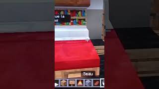 Lit Minecraft building minecraft youtuber gaming jeuxvidéo [upl. by Akessej53]