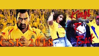 Iykki Berry  Kings Are Back  CSK Returns Anthem  CSK  IPL2018  Divo  Chennai Super Kings [upl. by Neelac405]