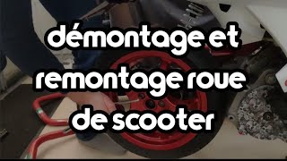 Démonter repeindre les jantes de son scooter [upl. by Yelra]