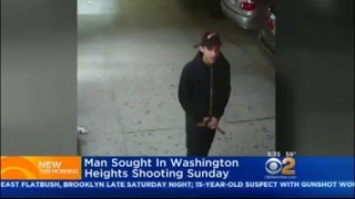 Man Sought In Washington Heights Shooting [upl. by Anailuig]