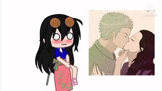 One Piece reacts to ships pt2 Zoro x Robin [upl. by Iorio]