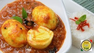 Simple Egg Curry with Pressure Cooked Onion Tomato Gravy  By Vahchef  vahrehvahcom [upl. by Araeit]