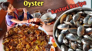 Traditional Oyster Cooking In VillageOyster Cooking RecipeSamuka RecipeKasturi RecipeOyster [upl. by Olli]