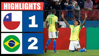 🔴 Resumen Chile vs Brazil 1  2  HIGHLIGHTS  Clasificación Mundial CONMEBOL [upl. by Easter]