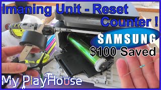 Samsung Imaging Unit  Reset to Save 100  Ninja Hack  1178 [upl. by Ruy95]