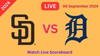 San Diego Padres Vs Detroit Tigers Live Match Today Scoreboard Baseball 2024 [upl. by Ailecara]