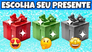 ESCOLHA SEU PRESENTE 🎁🍀 VOCÊ É UMA PESSOA DE SORTE [upl. by Eniad373]