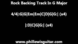 Classic Rock Backing Track In G Major [upl. by Ena904]