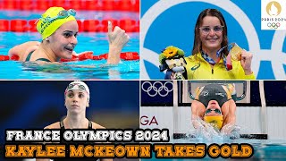 Swimming Kaylee McKeown Takes Gold in Thrilling Finish  Regan Smith Second [upl. by Schechinger]