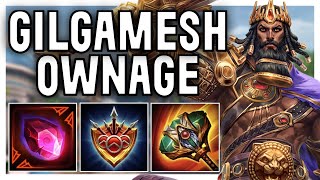 GILGAMESH DOMINATES THE GAME  Gilgamesh Solo Ranked Conquest [upl. by Elianore]