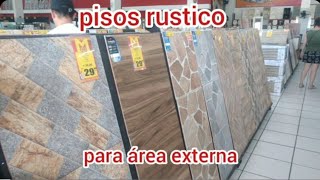 PISOS E CERÂMICAS RÚSTICA PARA ÁREA EXTERNA GARAGEM ÁREA DE SERVIÇO CHURRASQUEIRA PISCINA VARIEDADES [upl. by Isej325]