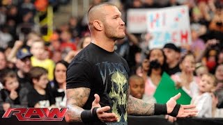 Randy Orton “jokes around” with The Authority Raw March 9 2015 [upl. by Cher]