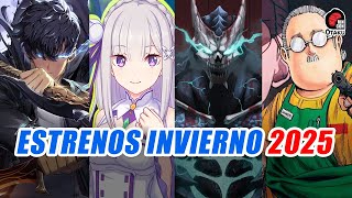 🤩 ESTRENOS ANIME TEMPORADA INVIERNO 2025 y donde verlos  Rincón Otaku [upl. by Nurse]