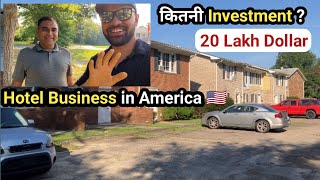 Hotel Business In America  20 Lakh  Hotel Business in USA owned by Gujrati People  Hindi Vlog [upl. by Sigsmond887]