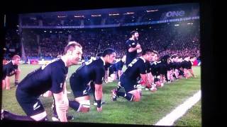 All Blacks Haka vs Australia Rugby world cup 2011 Semi Final [upl. by Nightingale]