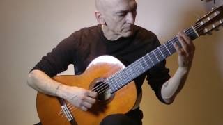 Asturias Isaac Albeniz Leyenda  Prelude Dean Zimmerman classical guitar version 2 video one take [upl. by Eilsew]