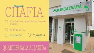 pharmacies De Garde salé SALA EL JADIDA Ouvertes aujourdhui 🌍 Du 5 Au 11 Août 2024 [upl. by Libbna]