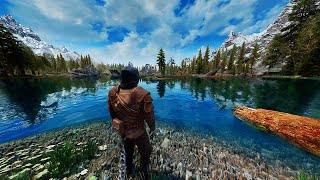 Skyrim Combat in 2023 with 1000 Mods [upl. by Qifar]