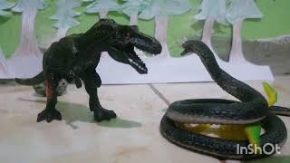 t Rex vs giant cobra [upl. by Manheim]