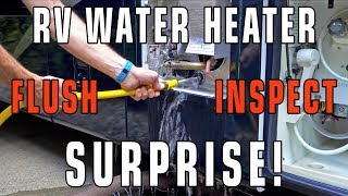 RV Water Heater Flush amp Inspection SURPRISE [upl. by Ociredef260]