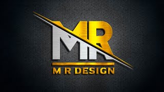 M R Logo Design On Android Phone  M R Logo In Pixellab By Shiva Graphy [upl. by Coray]