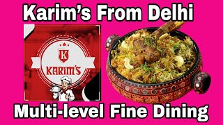 Karims Restaurant Launched In Kalyan Nagar Set to Make Multilevel Fine Dining Debut In Bangalore [upl. by Onitnevuj]