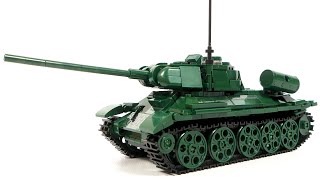 Build Your Own Lego Tank Unboxing Sluban M38B0982 T34 [upl. by Cymbre]