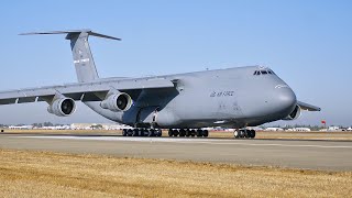 C5 and C17 arrive at the California Capital Airshow 2010 [upl. by Nitsew555]