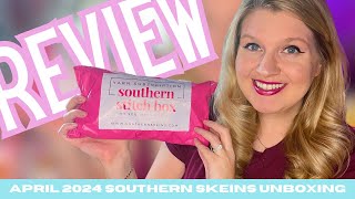 YARN REVIEW Southern Skeins April 2024 DK Weight Sock Box [upl. by Taddeusz860]