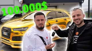 SURPRISING MY BROTHER WITH HIS DREAM CAR  NEW AUDI RS6 GOLD [upl. by Tallula675]