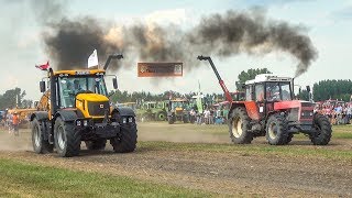 Tractor Drag Race 2018  JCB vs Zetor Crystal  Winner  Tractor Show [upl. by Smada]