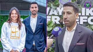 Footballer Sami Khedira  Purple Carpet  Wimbledon 2024 [upl. by Kentiggerma]