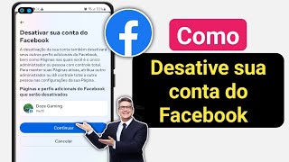 Como DESATIVAR CONTA DO FACEBOOK em 2023  Como desativar conta do Facebook [upl. by Baler]