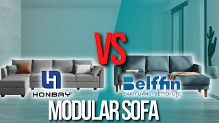 📌 Belffin Sofa vs Honbay Modular Sofa  Best Modular Sofas Review Holiday BIG SALE 2023 [upl. by Ahtanaram]