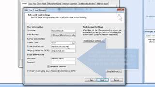 Outlook 2007 IMAP Configuration [upl. by Caneghem]