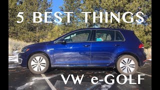 5 Best Things  Volkswagen eGOLF [upl. by Ahsieyn389]