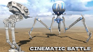 GALACTIC EMPIRE vs BATTLE DROIDS  Cinematic Battle  Men of War STAR WARS Mod [upl. by Marlon71]