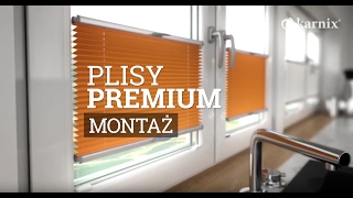 Rolety Plisowane PREMIUM KARNIX  Montaż przy szybie [upl. by Isiad]