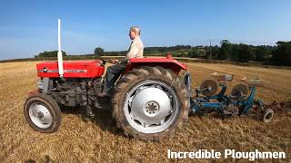 1976 Massey Ferguson 148 25 Litre 3Cyl Diesel Tractor 49 HP With Ransomes Plough [upl. by Ennaul]