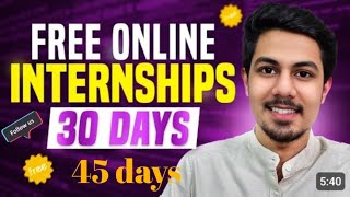 Free Online Intership in 2024 ll Engineering Internship with Certificate ll ♾️ Check it out 🤔 [upl. by Farmelo586]