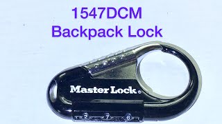 57 Master Lock 154DCM [upl. by Acirrehs]